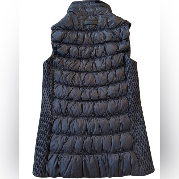 Calvin Klein Black Quilted Puffer Vest with High Collar - Picture 2 of 5